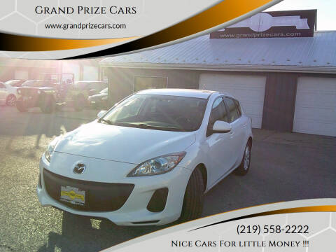 2013 Mazda MAZDA3 for sale at Grand Prize Cars in Cedar Lake IN