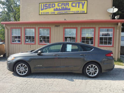 2019 Ford Fusion Hybrid for sale at Used Car City in Tulsa OK