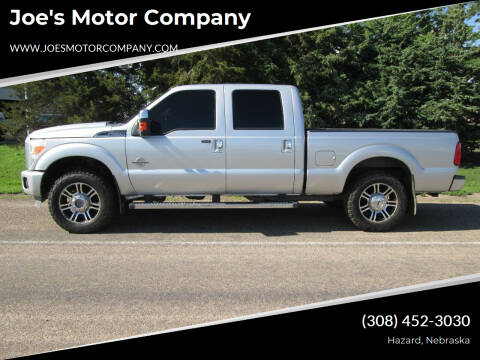 2013 Ford F-250 Super Duty for sale at Joe's Motor Company in Hazard NE