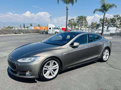 2015 Tesla Model S for sale at CARLIFORNIA AUTO WHOLESALE in San Bernardino CA