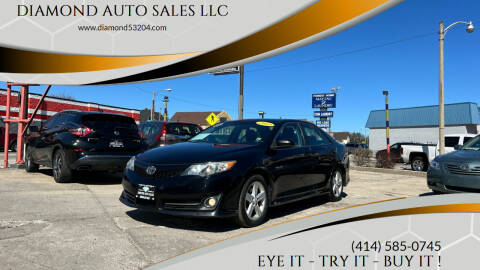 2012 Toyota Camry for sale at DIAMOND AUTO SALES LLC in Milwaukee WI