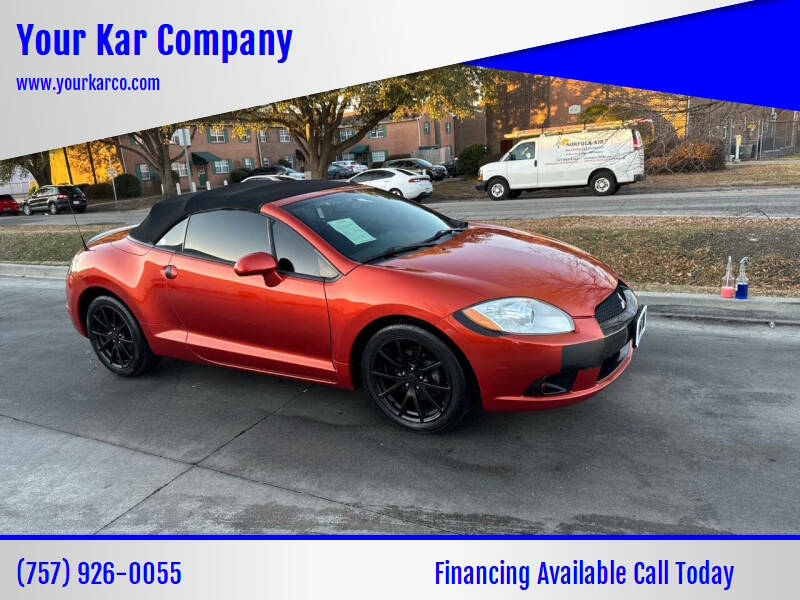 2011 Mitsubishi Eclipse Spyder for sale at Your Kar Company in Norfolk VA