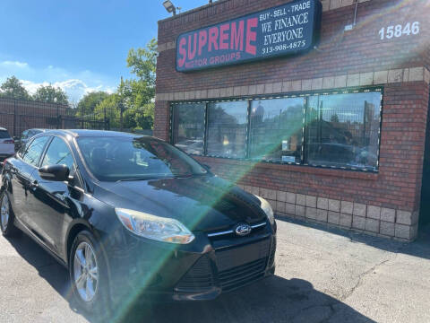 2013 Ford Focus for sale at Supreme Motor Groups in Detroit MI