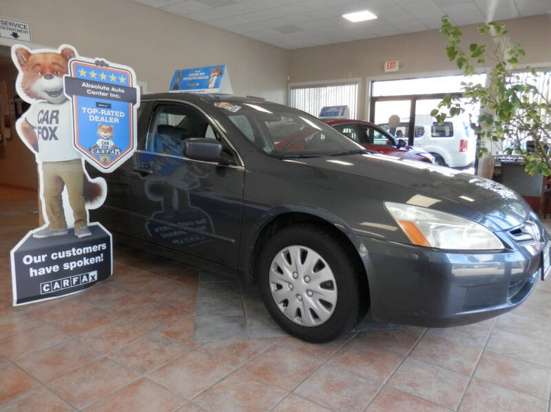 2005 Honda Accord for sale at ABSOLUTE AUTO CENTER in Berlin CT