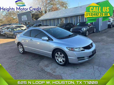 2010 Honda Civic for sale at Heights Motor Credit in Houston TX