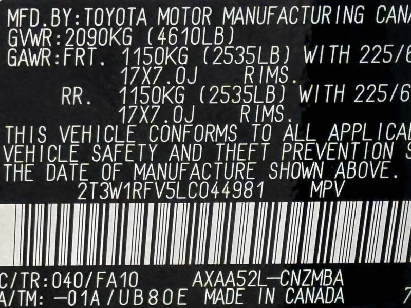 2020 Toyota RAV4 XLE