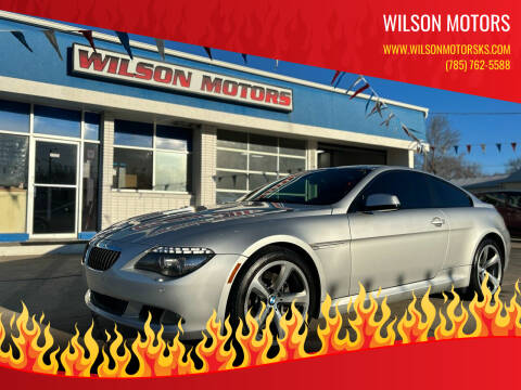 2010 BMW 6 Series for sale at Wilson Motors in Junction City KS