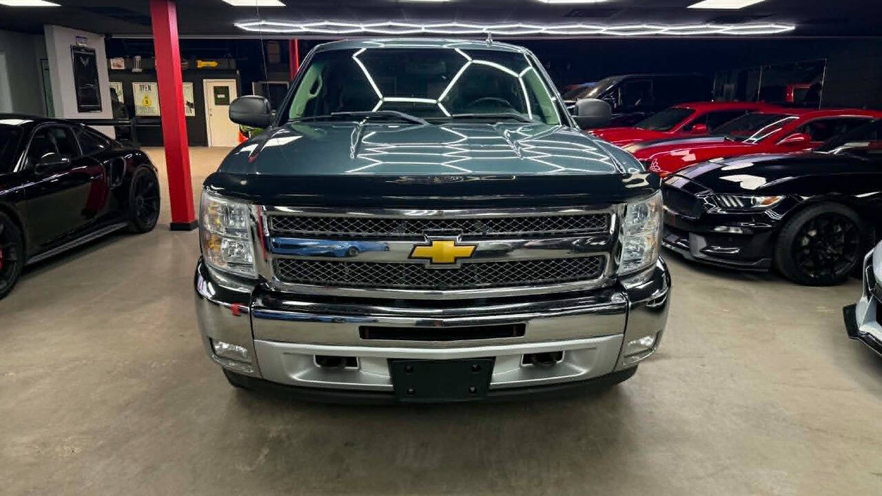 Blue 2012 Chevrolet Silverado 1500 LT 4x4 LT 4dr Crew Cab 5.8 ft. SB 2