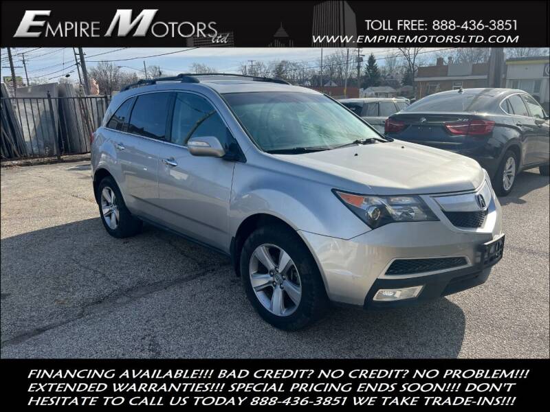 2012 Acura MDX for sale at Empire Motors LTD in Cleveland OH