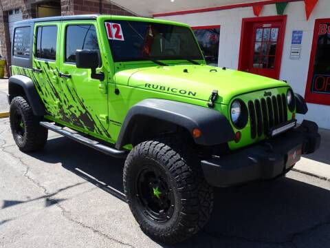 2012 Jeep Wrangler Unlimited for sale at VISTA AUTO SALES in Longmont CO