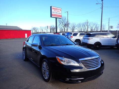 2012 Chrysler 200 for sale at Marty's Auto Sales in Savage MN