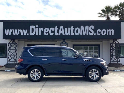 2017 Infiniti QX80 for sale at Direct Auto in D'Iberville MS