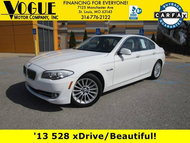 2013 BMW 5 Series for sale at Vogue Motor Company Inc in Saint Louis MO