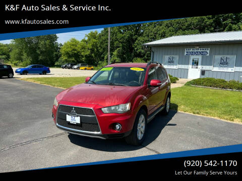 2011 Mitsubishi Outlander for sale at K&F Auto Sales & Service Inc. in Jefferson WI