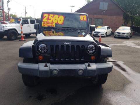 2007 Jeep Wrangler Unlimited for sale at Frankies Auto Sales in Detroit MI