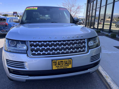 2015 Land Rover Range Rover HSE