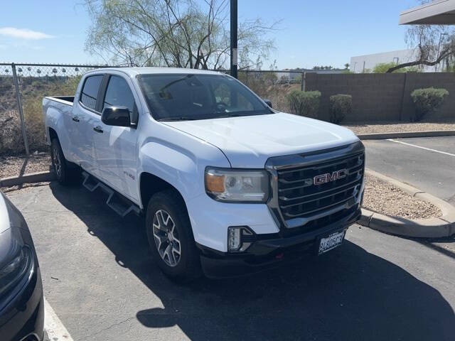 Used 2021 GMC Canyon AT4 with VIN 1GTG6FEN5M1173789 for sale in Peoria, AZ