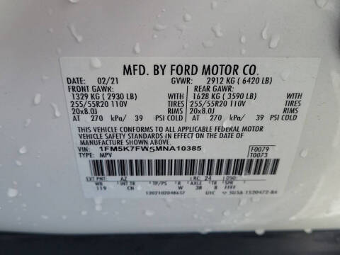 2021 Ford Explorer Hybrid Limited