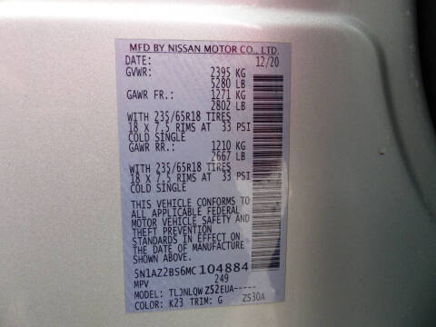 2021 Nissan Murano SV