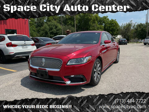 2020 Lincoln Continental for sale at Space City Auto Center in Houston TX
