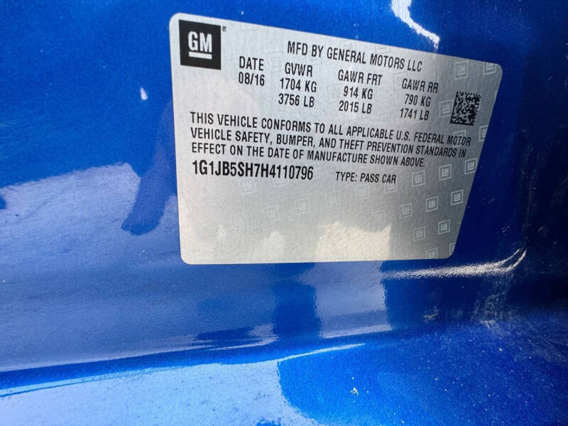 2017 Chevrolet Sonic LS Auto