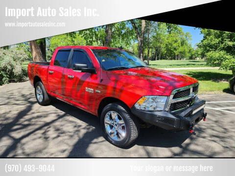 2016 RAM 1500 for sale at Import Auto Sales Inc. in Fort Collins CO