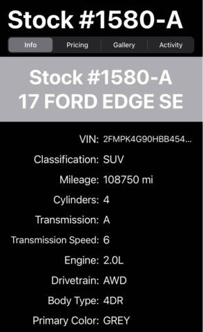 2017 Ford Edge SE