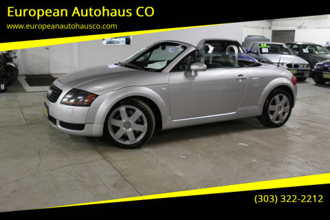 2001 Audi TT for sale at European Autohaus CO in Denver CO
