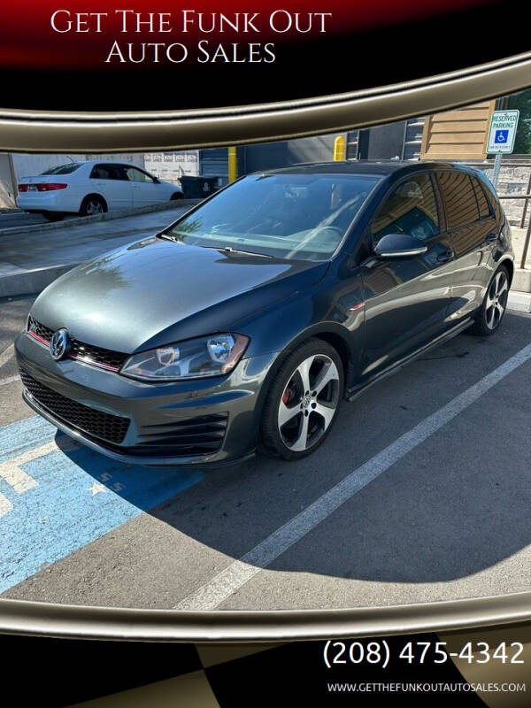 2017 Volkswagen Golf GTI for sale at Get The Funk Out Auto Sales in Nampa ID