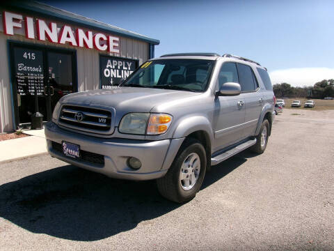 2001 Toyota Sequoia for sale at Barron's Auto Brownwood in Brownwood TX