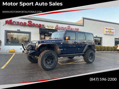 2013 Jeep Wrangler Unlimited for sale at Motor Sport Auto Sales in Waukegan IL