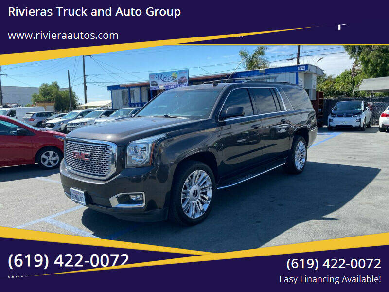 2015 GMC Yukon XL for sale at Rivieras Truck and Auto Group in Chula Vista CA