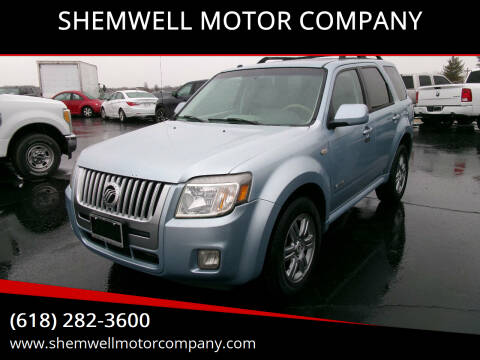 2008 Mercury Mariner for sale at SHEMWELL MOTOR COMPANY in Red Bud IL