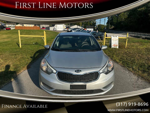 2016 Kia Forte for sale at First Line Motors in Jamestown IN