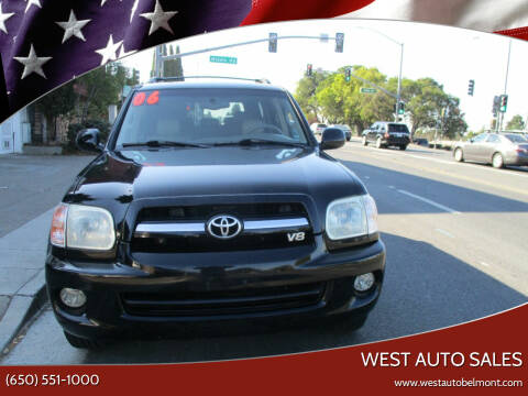 2006 Toyota Sequoia for sale at West Auto Sales in Belmont CA
