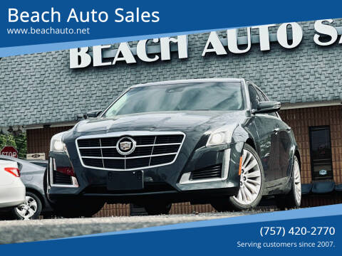 2014 Cadillac CTS for sale at Beach Auto Sales in Virginia Beach VA