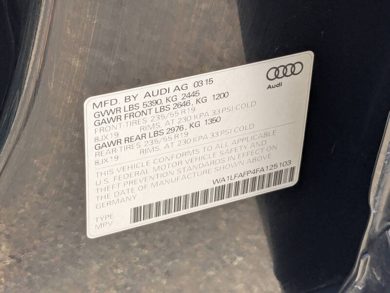 2015 Audi Q5 2.0T quattro Premium Plus