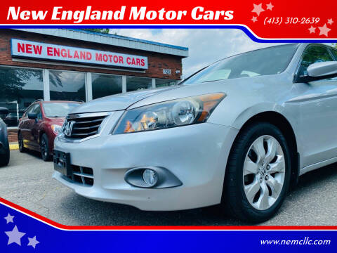 2008 Honda Accord for sale at New England Motor Cars in Springfield MA