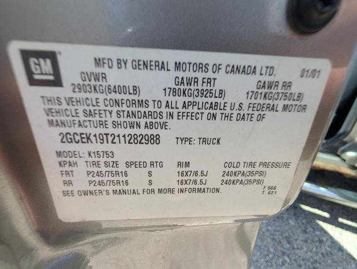 2001 Chevrolet Silverado 1500
