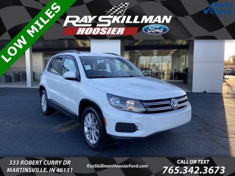 2017 Volkswagen Tiguan for sale at Ray Skillman Hoosier Ford in Martinsville IN