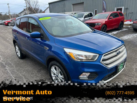 2017 Ford Escape for sale at Vermont Auto Service in South Burlington VT