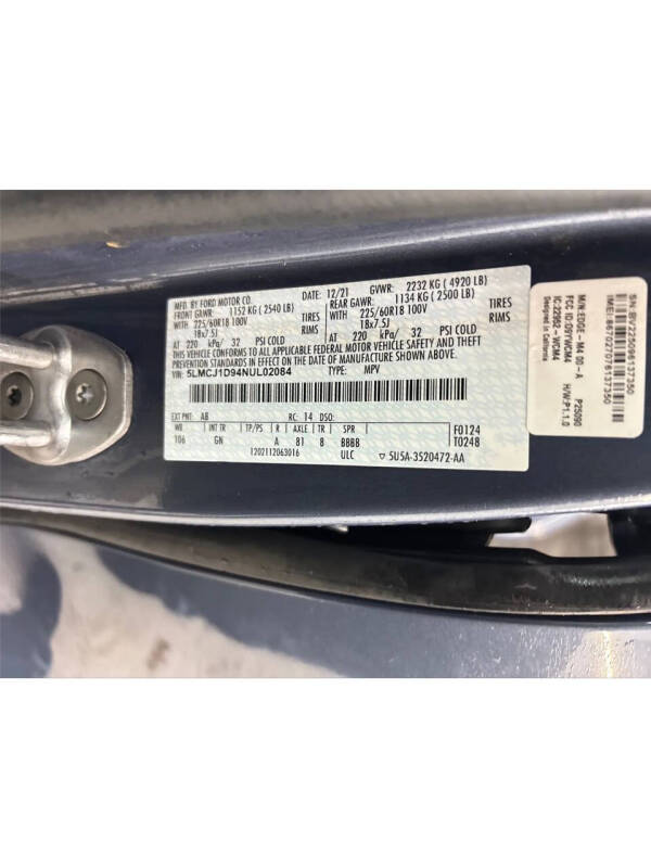 2022 Lincoln Corsair Standard