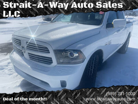 2014 RAM 1500 for sale at Strait-A-Way Auto Sales LLC in Gaylord MI