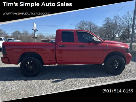 2012 RAM 1500 for sale at Tim's Simple Auto Sales in Greenbrier AR