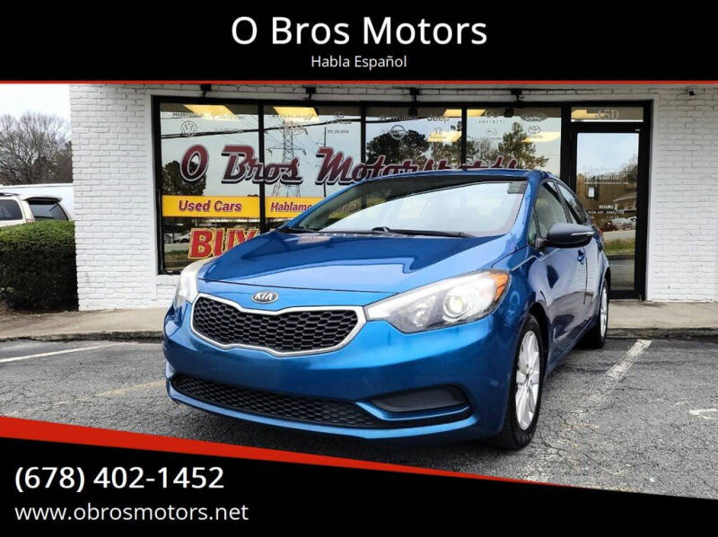 2014 Kia Forte for sale at O Bros Motors in Marietta GA