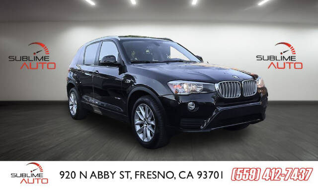 2015 BMW X3 for sale at SUBLIME AUTO in Fresno, CA