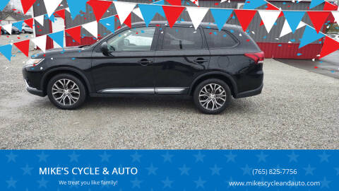 2016 Mitsubishi Outlander for sale at MIKE'S CYCLE & AUTO in Connersville IN