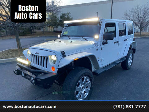 2013 Jeep Wrangler Unlimited for sale at Boston Auto Cars in Dedham MA