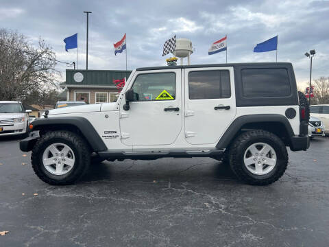 2017 Jeep Wrangler Unlimited for sale at G and S Auto Sales in Ardmore TN