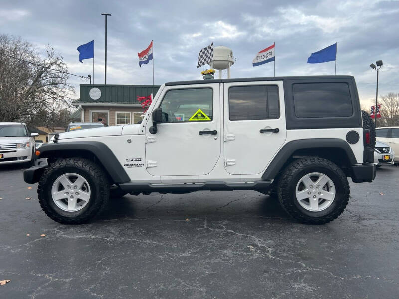 2017 Jeep Wrangler Unlimited for sale at G and S Auto Sales in Ardmore TN